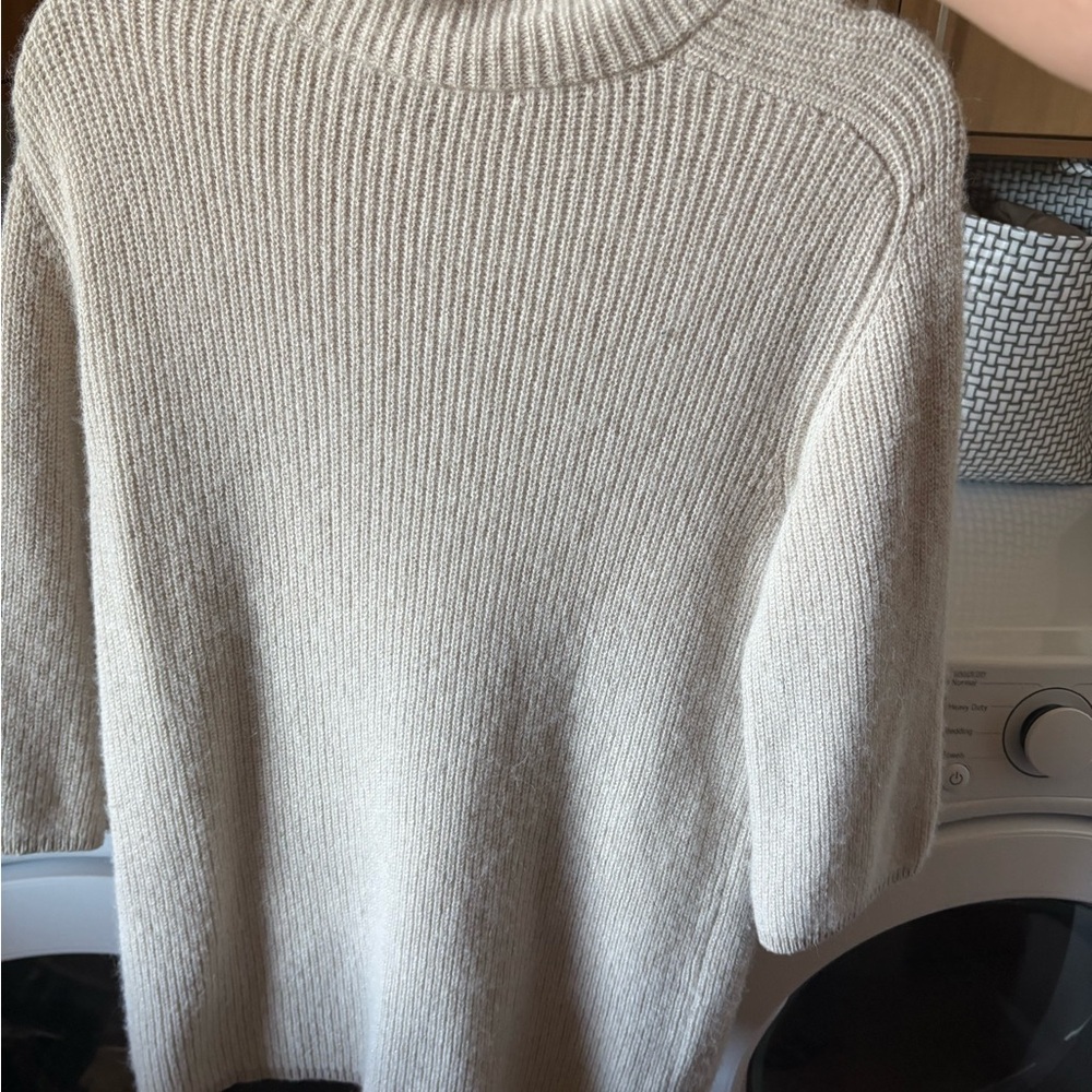 Peserico Cream Turtleneck Sweater